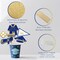 Graduation Party Supplies 2025 Decorations Kit, Gold 2025 Balloons, Graduation Photo Booth Props 2025, Navy Blue Gold and White Balloons Set, Class of 2025, Congrats Grad
